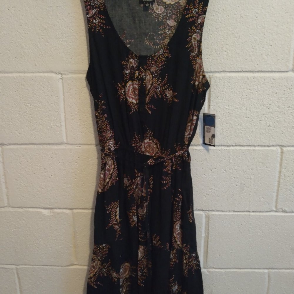 Black Floral Summer Dress